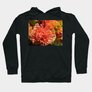 Carnation in Bouquet of Flowers Photographic Image Hoodie